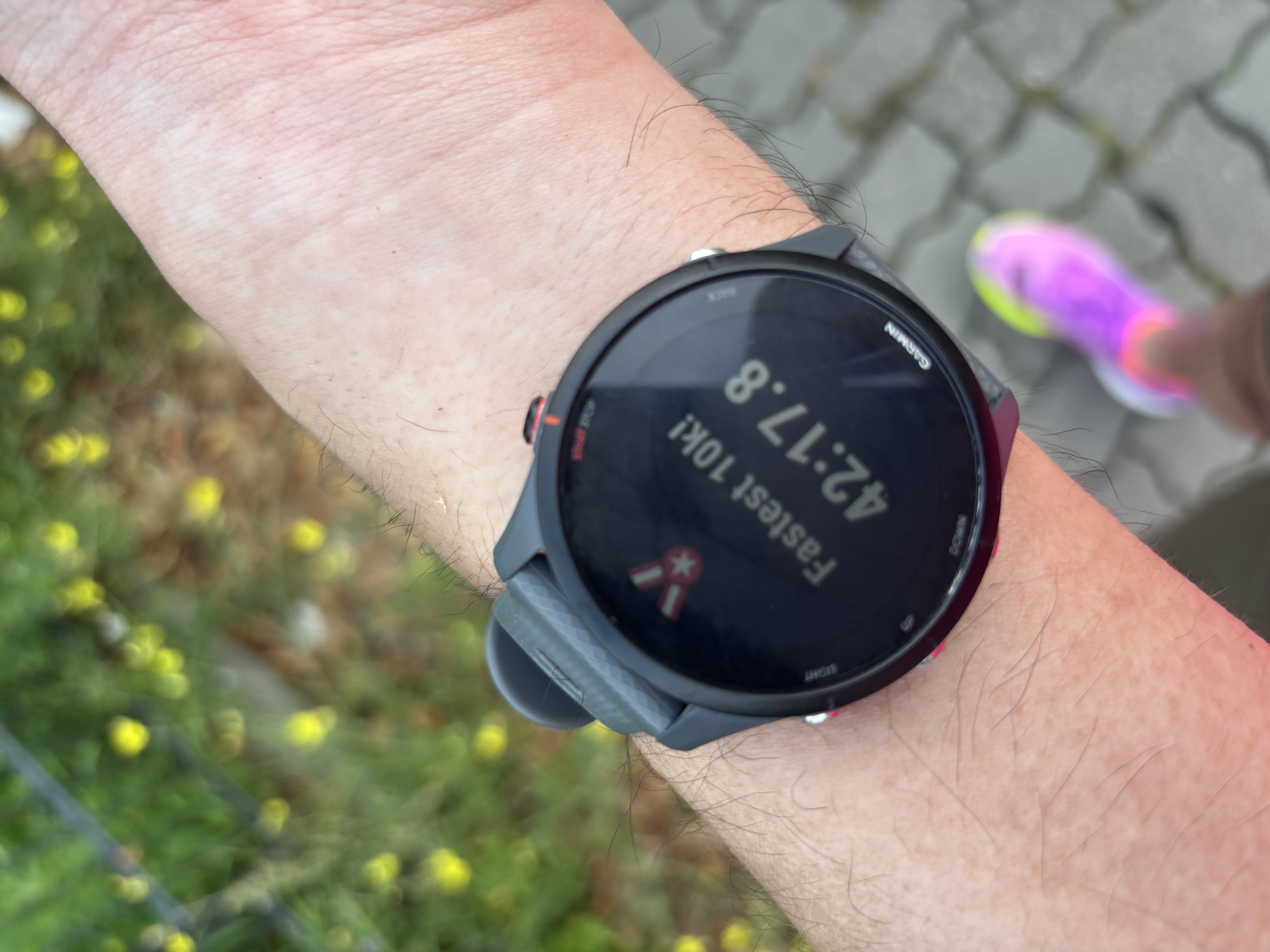 2025-08-01: Lactate threshold 10km personal best of 42:17.8 in a Garmin watch